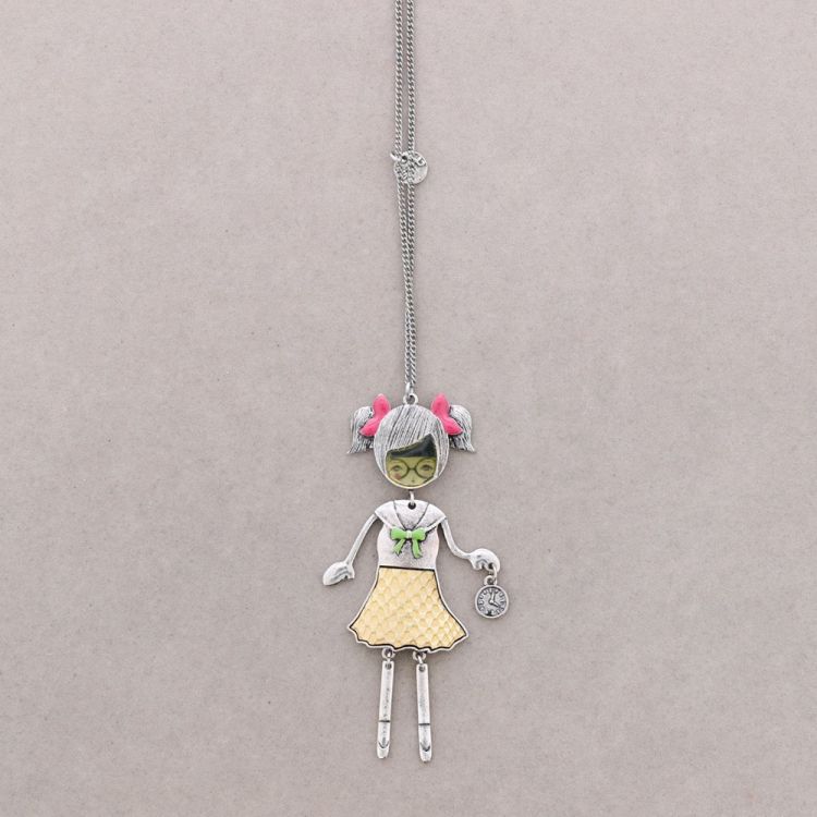 COLLAR LARGO COLG. MUÑECA BAILARINA