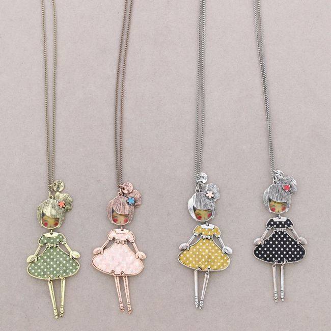 COLLAR LARGO COLG. BAILARINA
