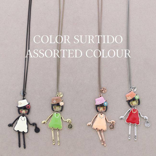 COLLAR LARGO COLG. BAILARINA