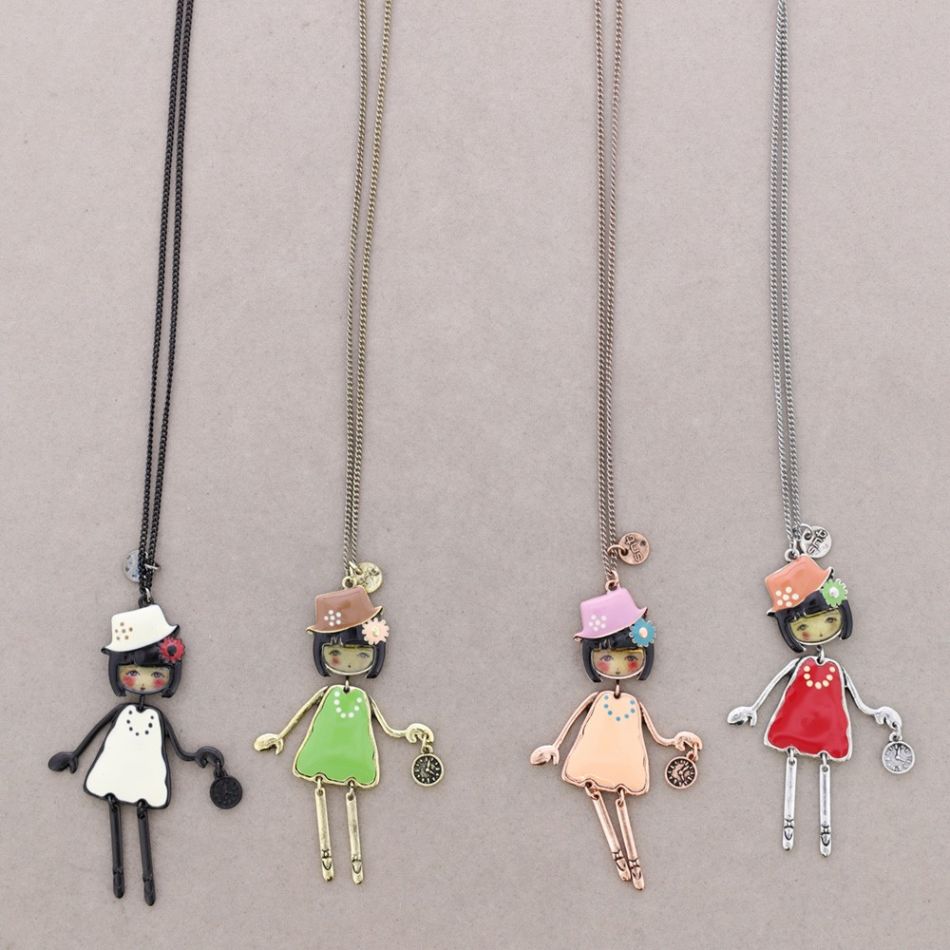 COLLAR LARGO COLG. BAILARINA