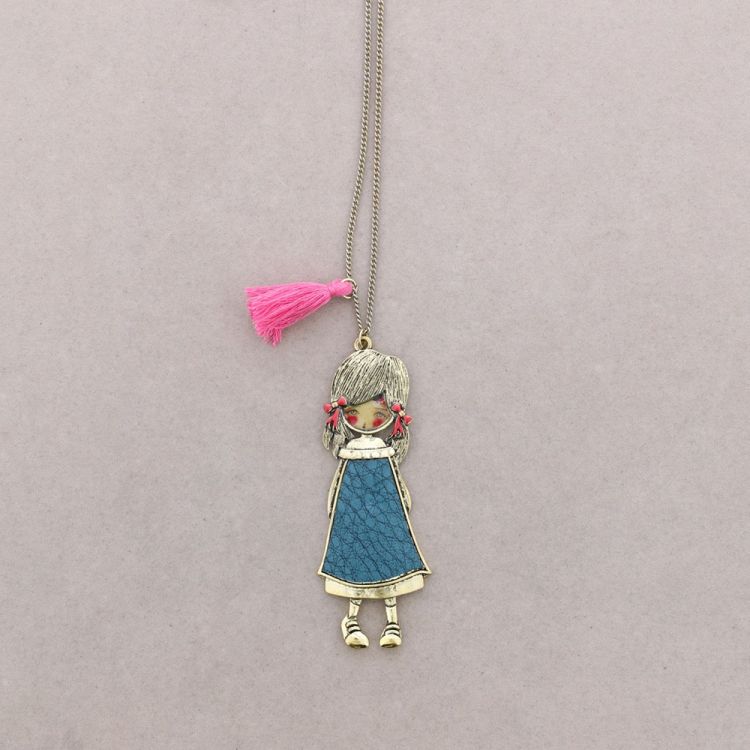 COLLAR LARGO COLGANTE MUÑECA