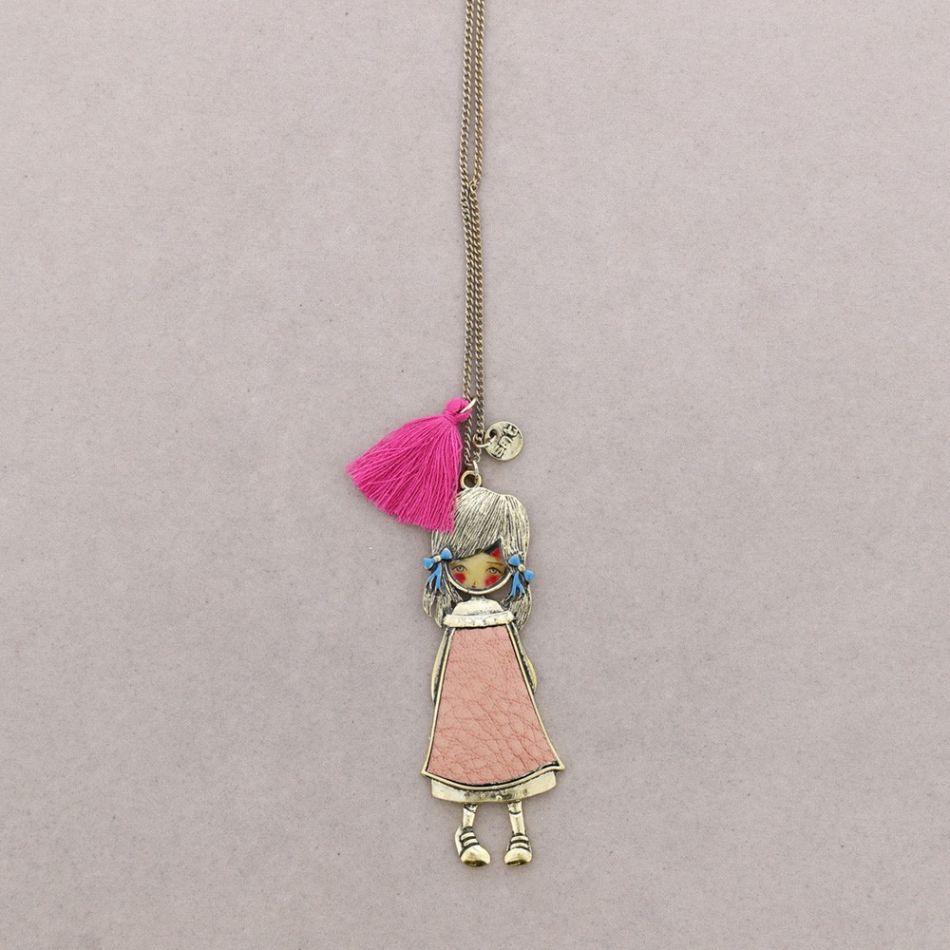 COLLAR LARGO COLGANTE MUÑECA