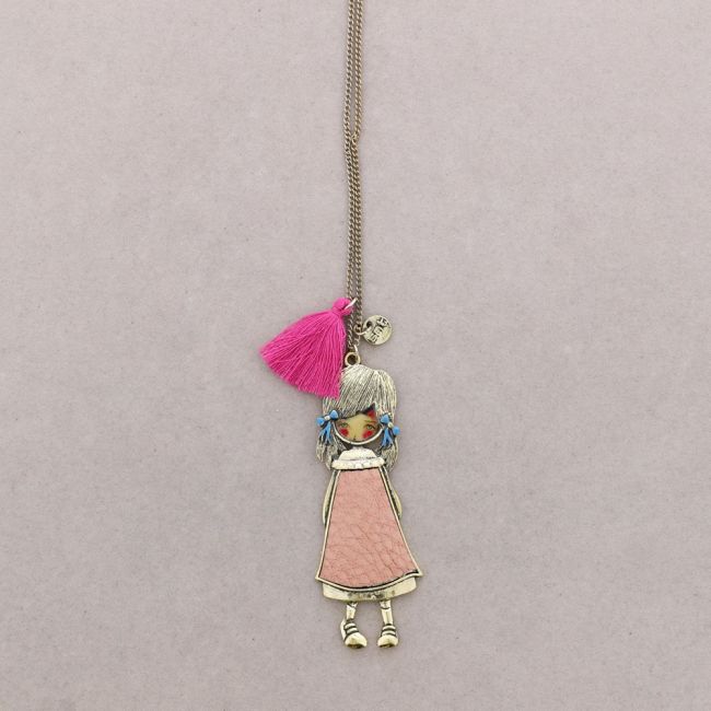 COLLAR LARGO COLGANTE MUÑECA