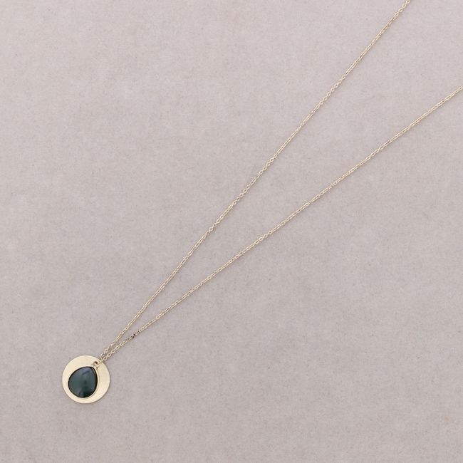 COLLAR LARGO FINO COLG. METAL RESINA