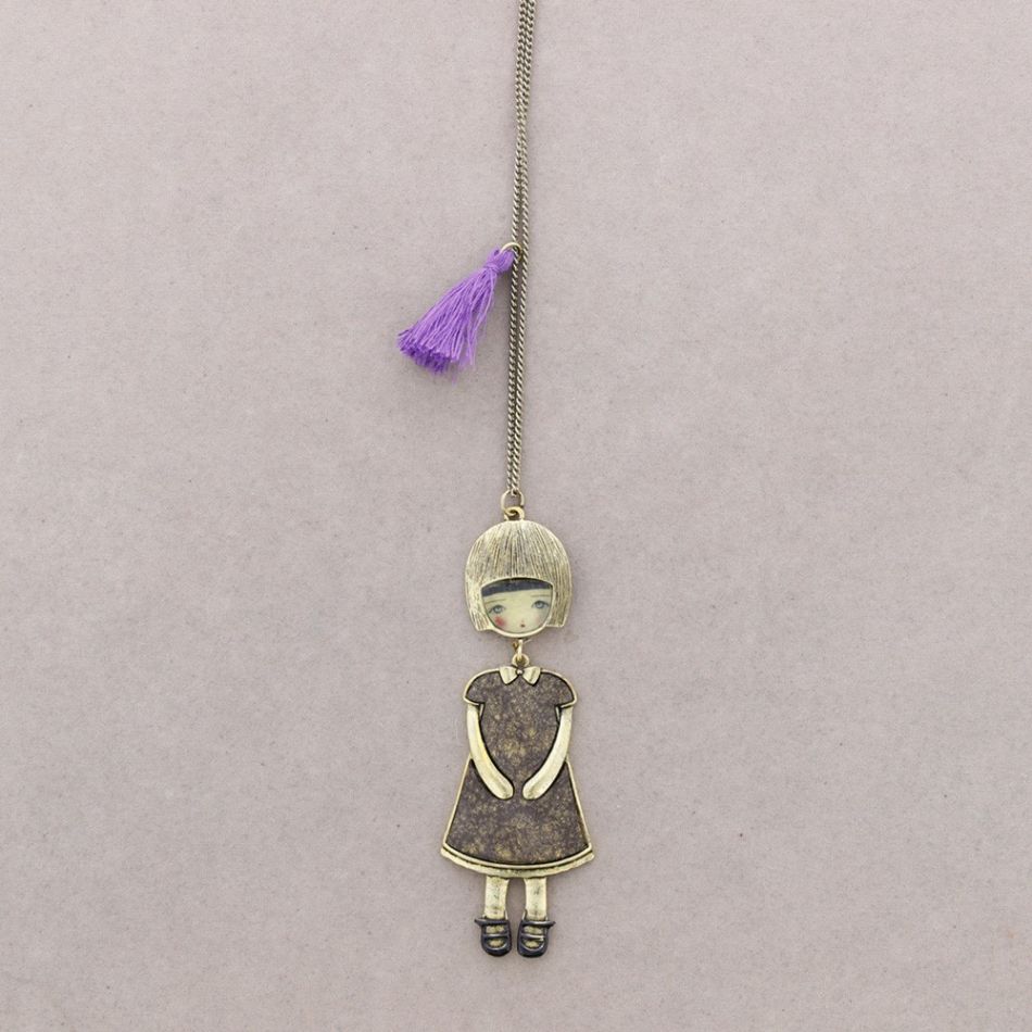 COLLAR LARGO COLGANTE MUÑECA