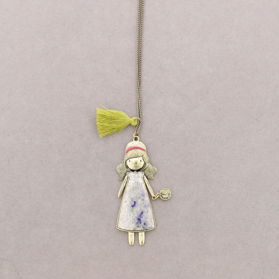 COLLAR LARGO COLGANTE MUÑECA