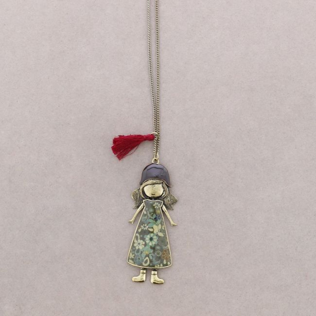 LONG PENDANT NECKLACE DOLL