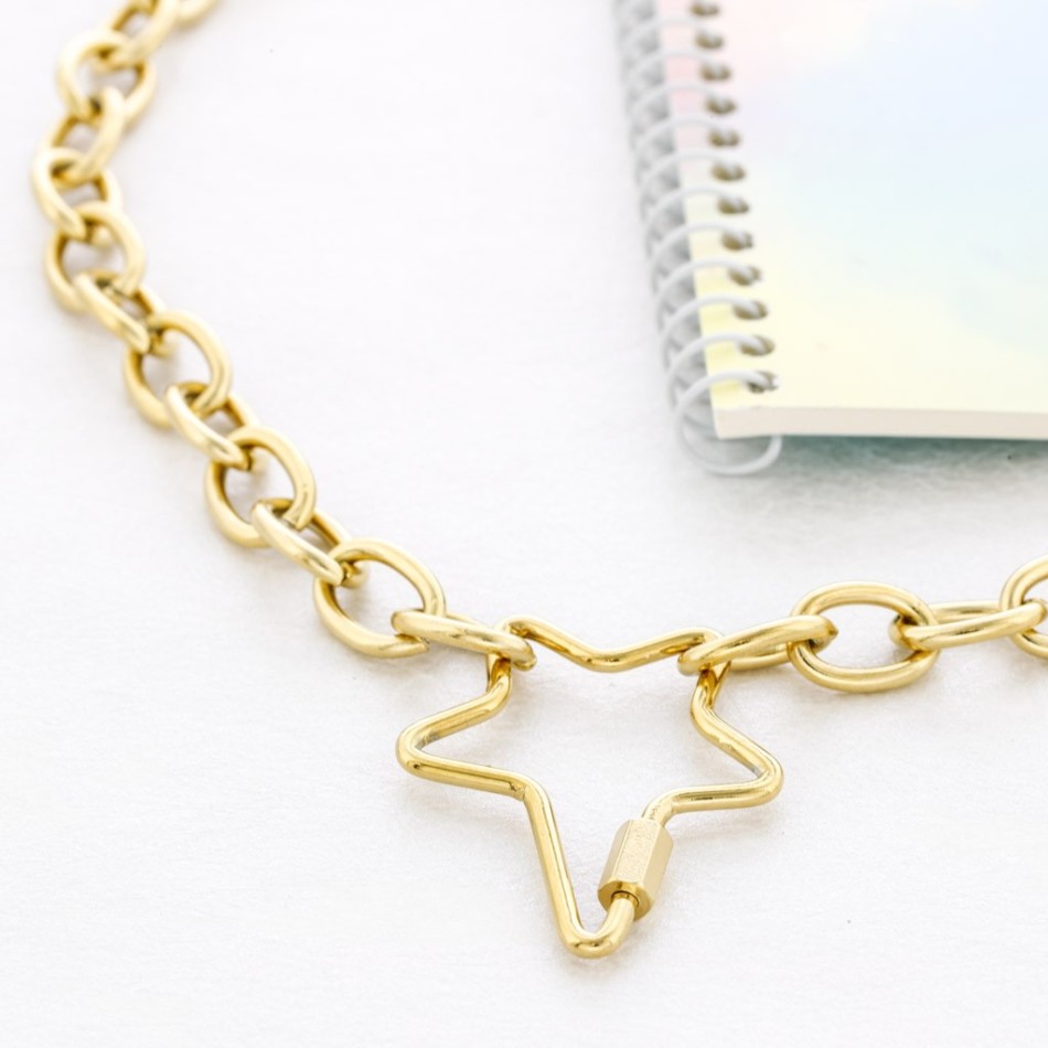 COLLAR ESTRELLA ACERO