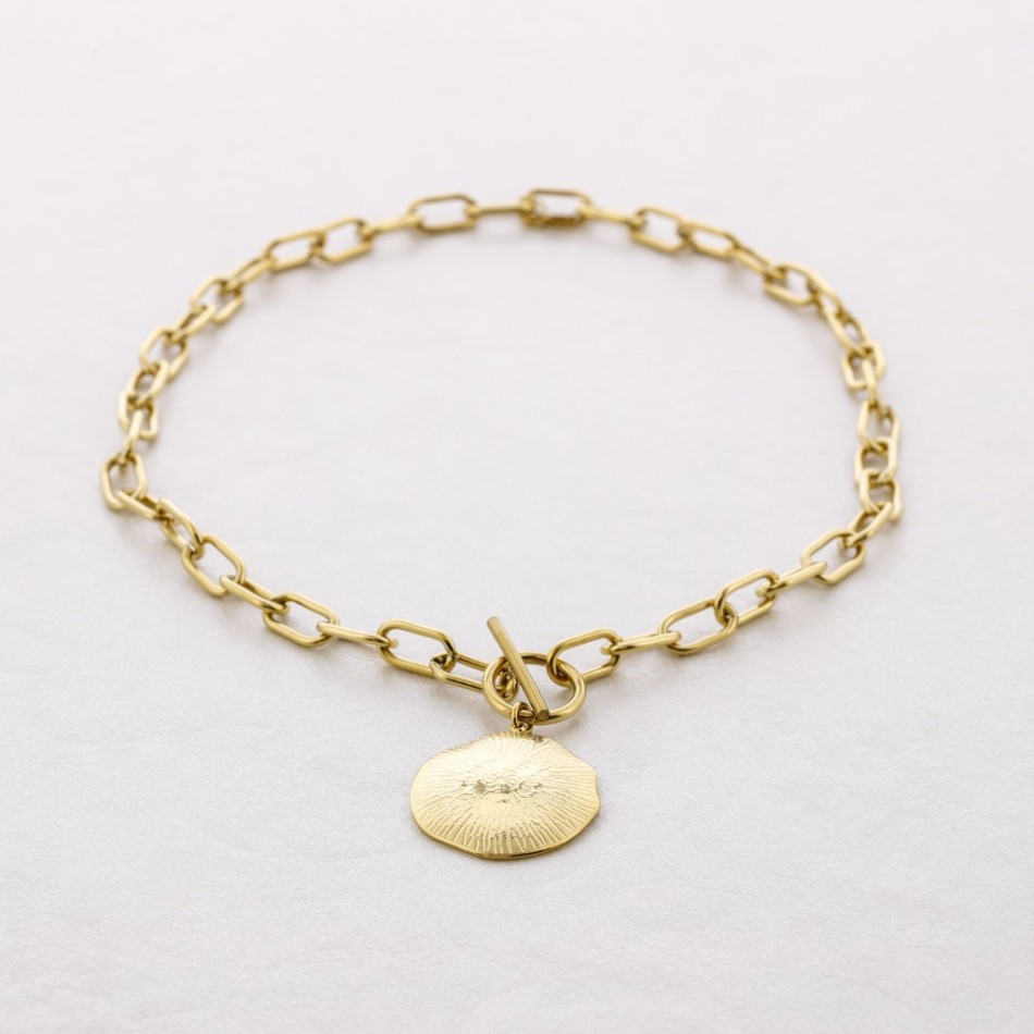COLLAR MEDALLA ACERO