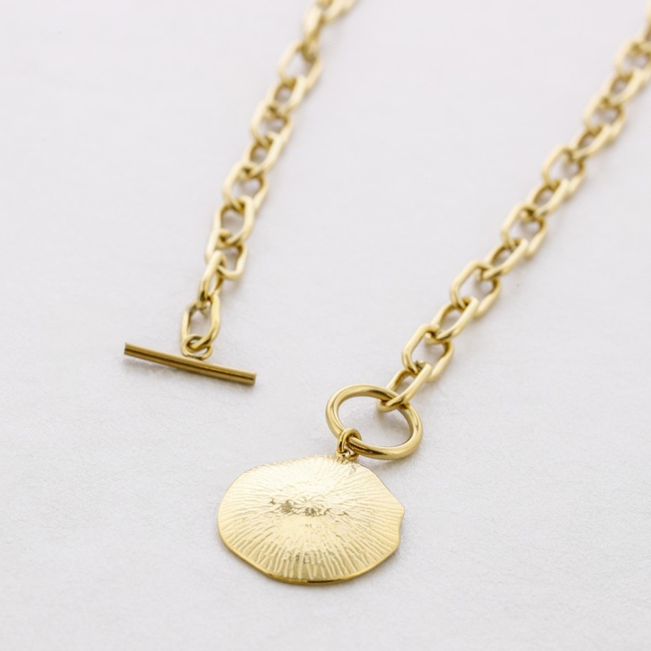 COLLAR MEDALLA ACERO