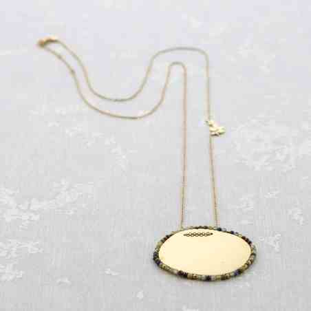 COLLAR MEDALLA ACERO