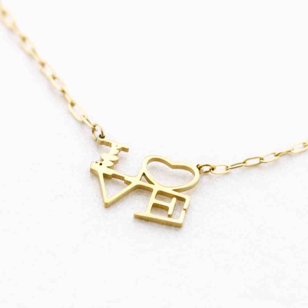 LOVE STEEL NECKLACE