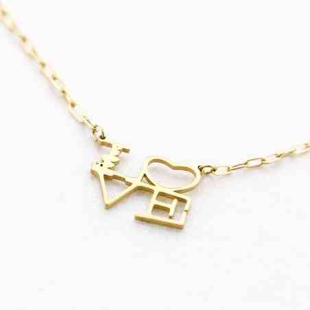 LOVE STEEL NECKLACE