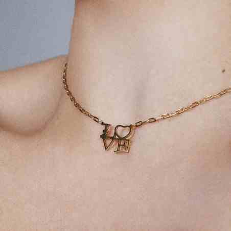 LOVE STEEL NECKLACE