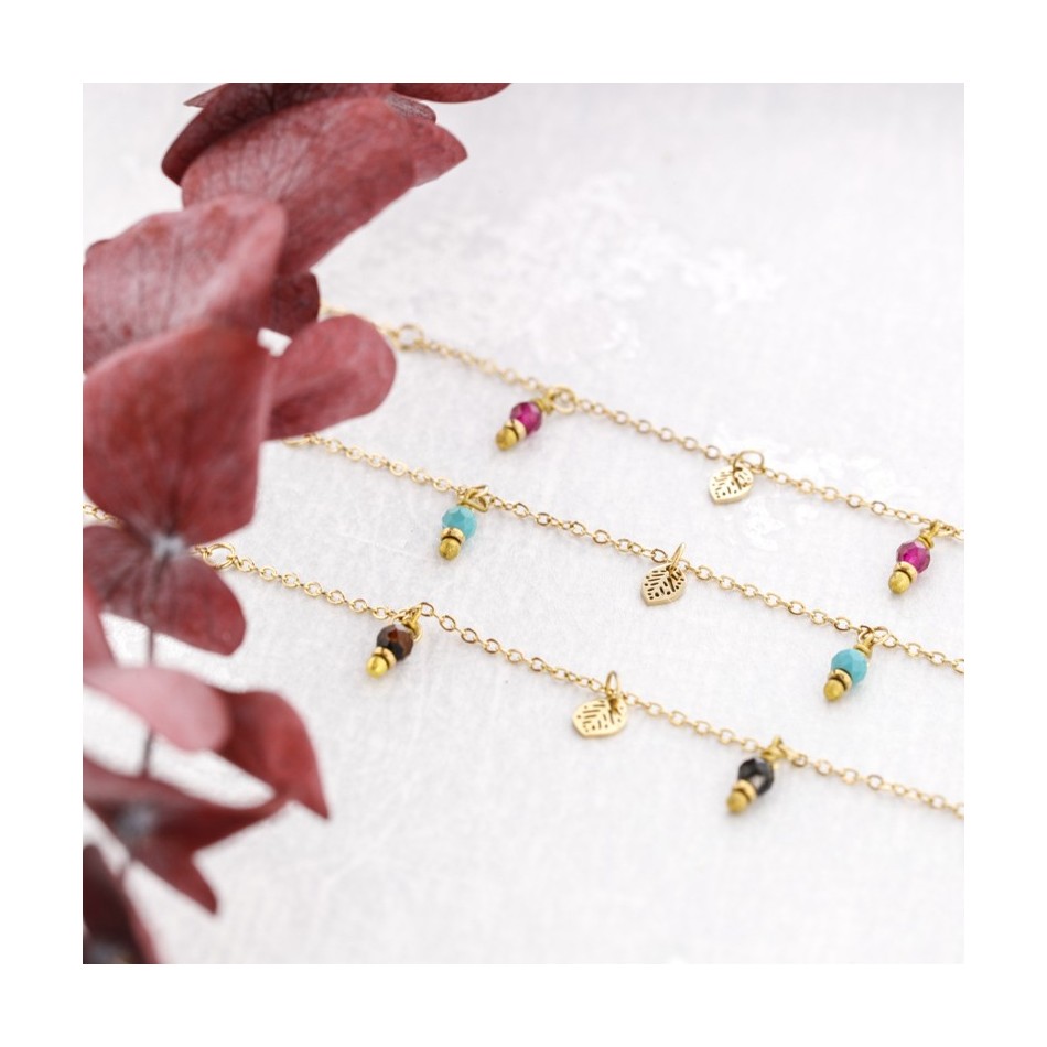 PULSERA COLGANTES ACERO