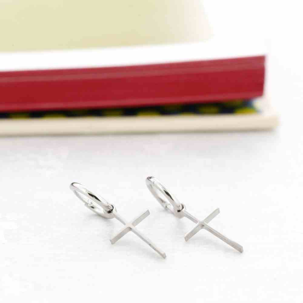 PENDIENTES CRUZ ACERO