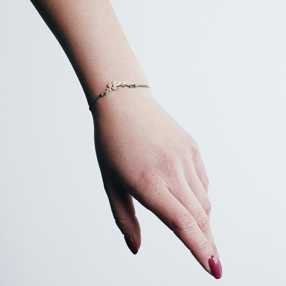 STEEL BRANCH BRACELET