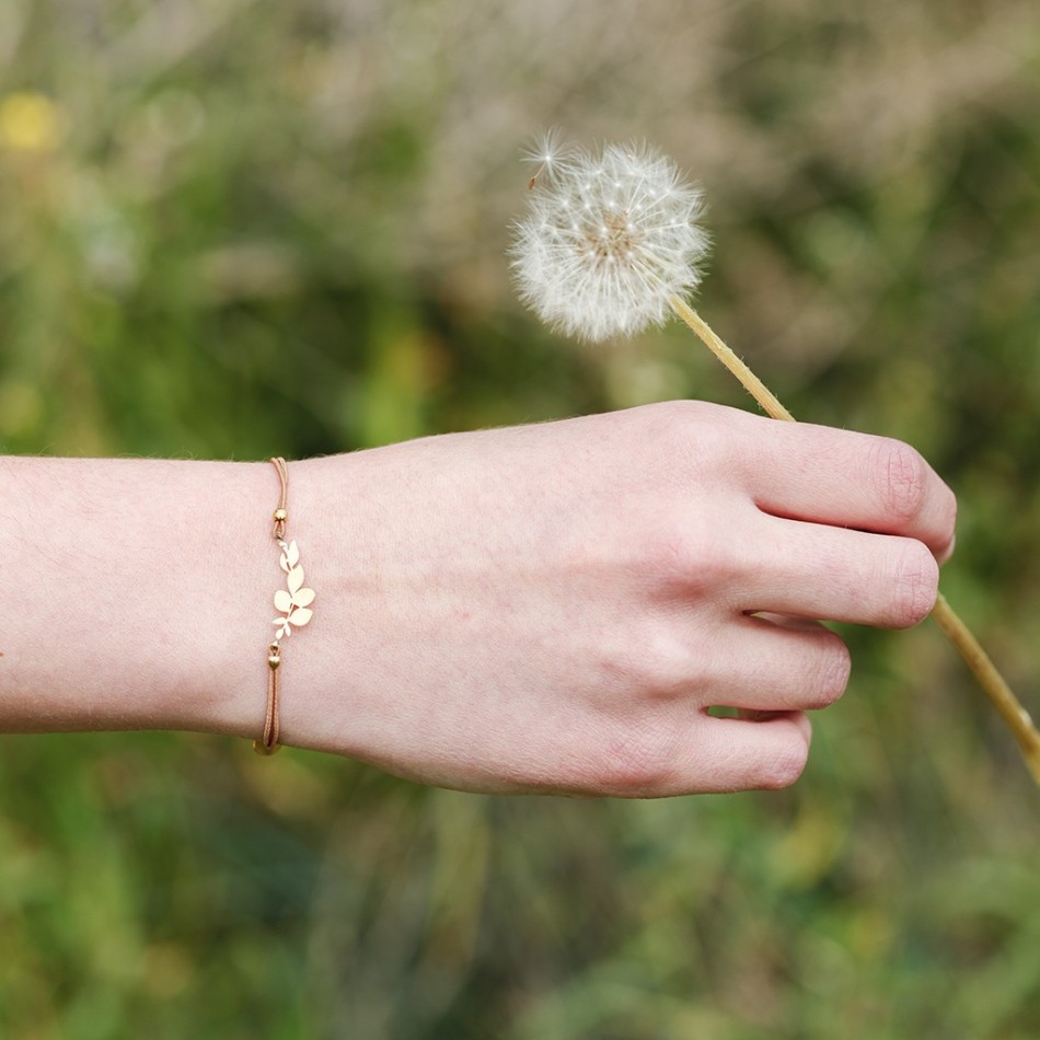 STEEL BRANCH BRACELET