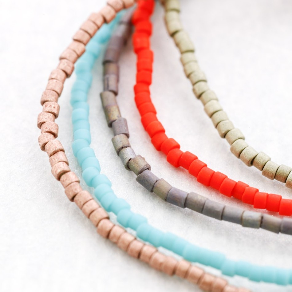 STEEL BEAD BRACELET