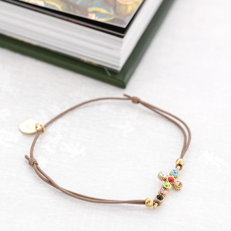 PULSERA CRUZ ACERO