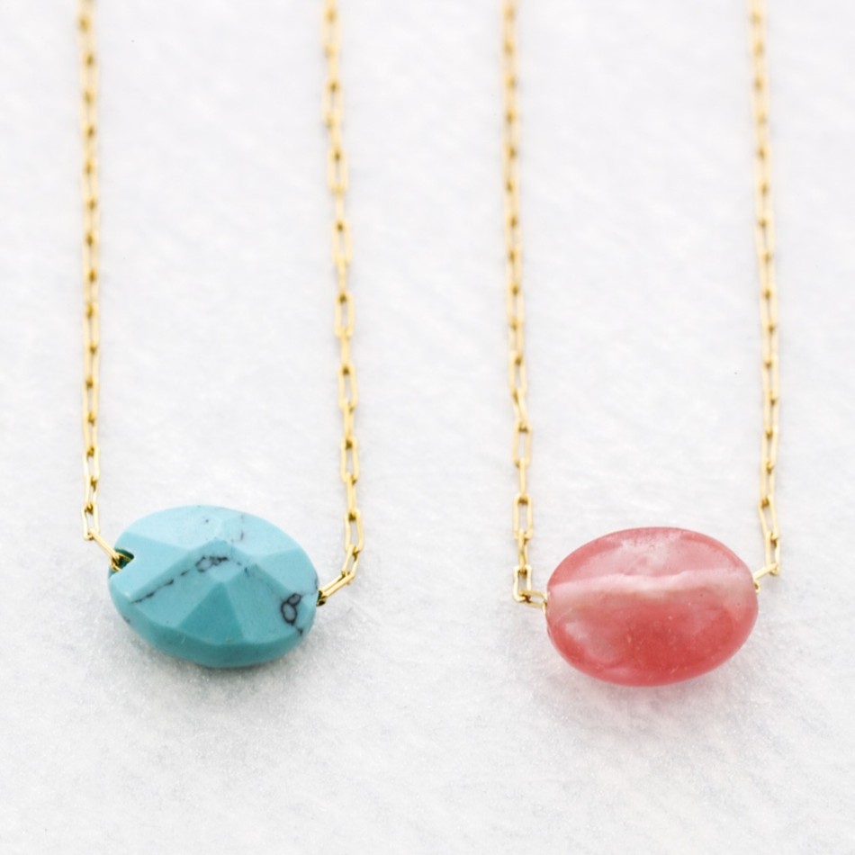 COLLAR PIEDRA ACERO