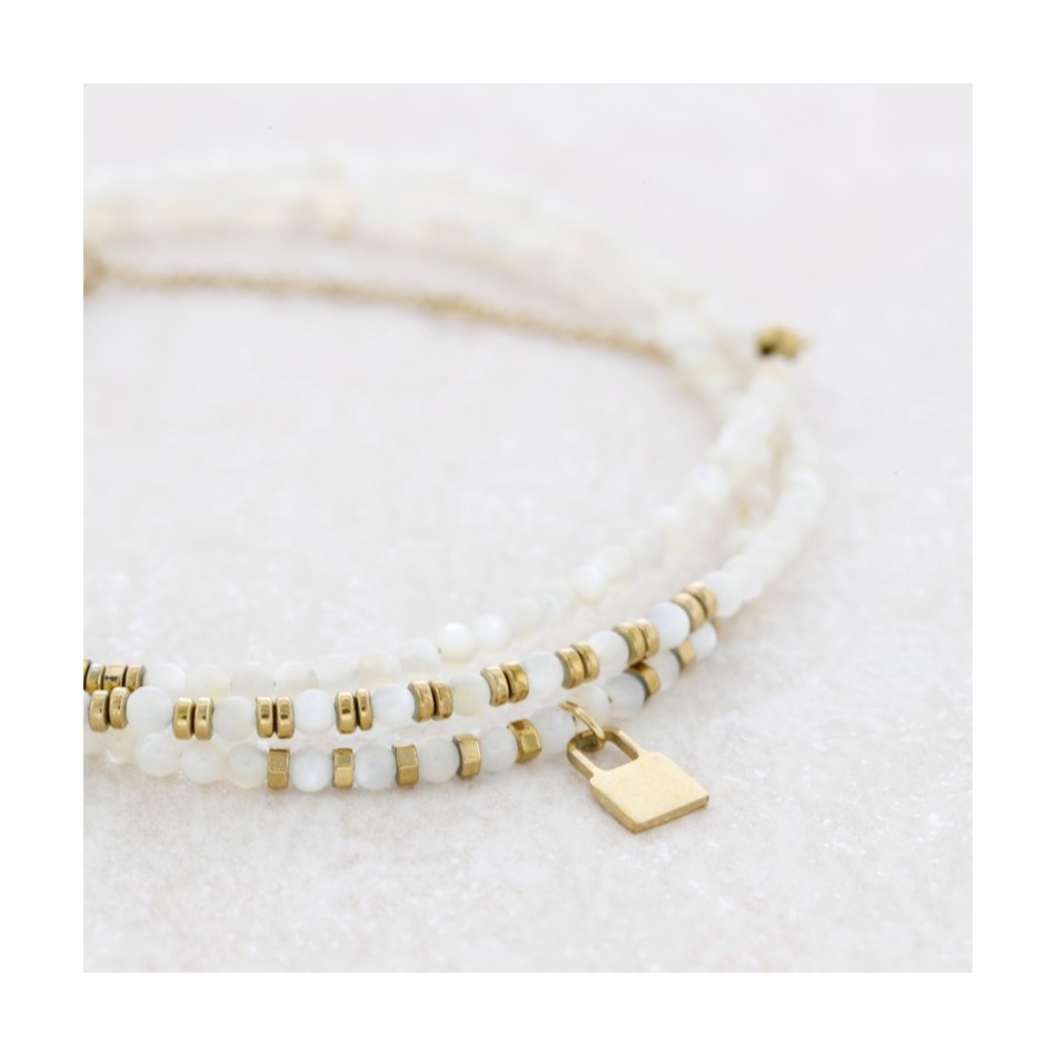 PULSERA NÁCAR ACERO