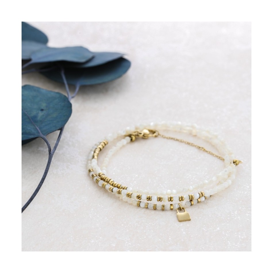 PULSERA NÁCAR ACERO