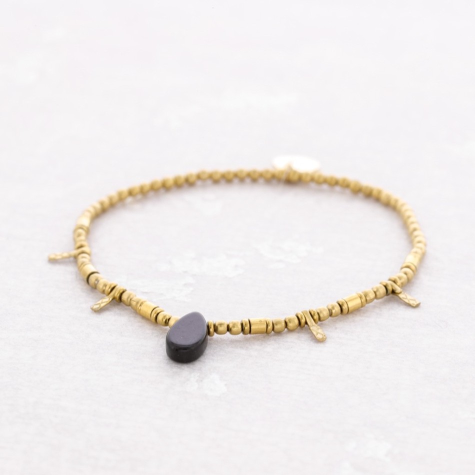 PULSERA PIEDRA ACERO