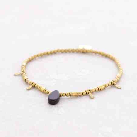 STONE STEEL BRACELET