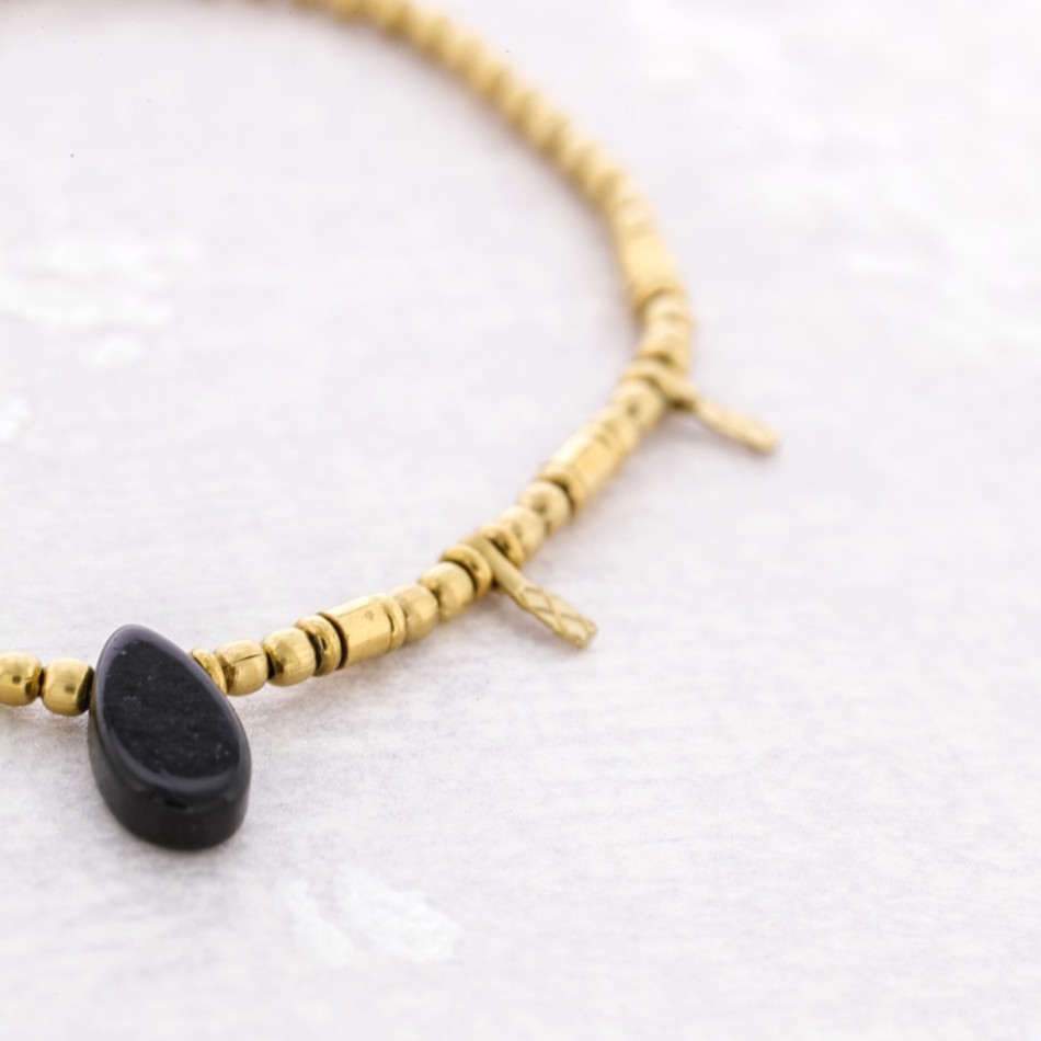 PULSERA PIEDRA ACERO
