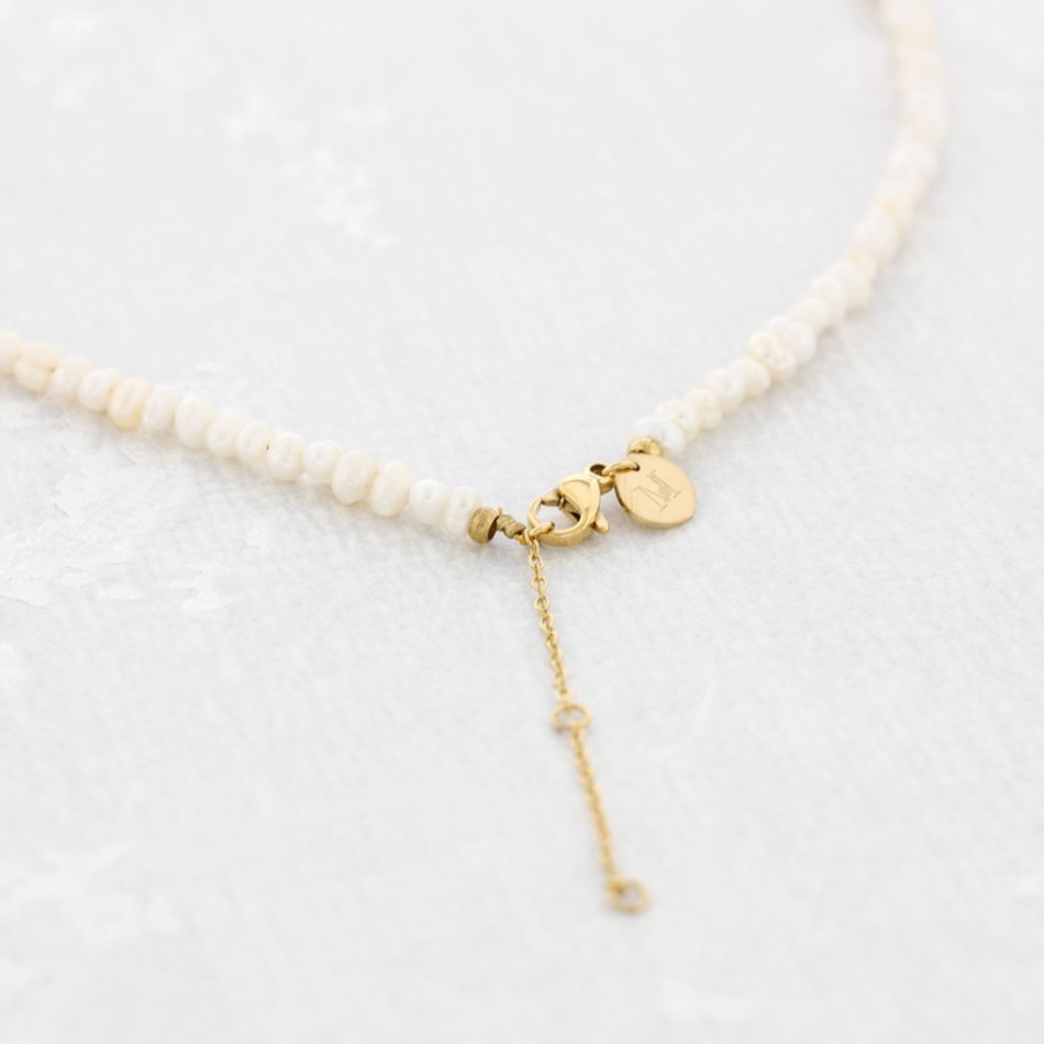 COLLAR PERLAS ACERO