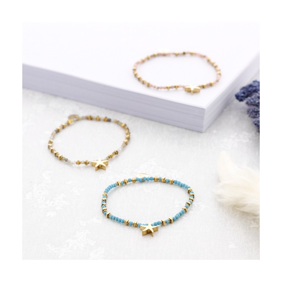 PULSERA ESTRELLA DE MAR ACERO