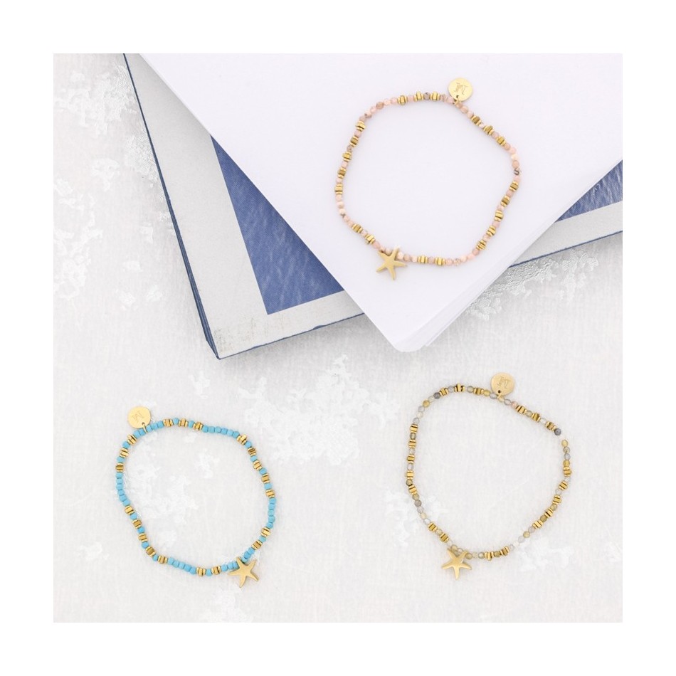 PULSERA ESTRELLA DE MAR ACERO