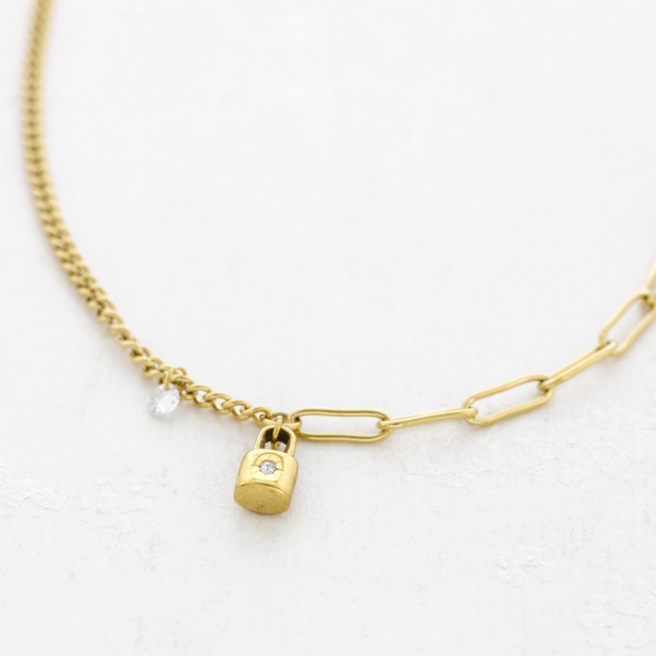 COLLAR CANDADO ACERO