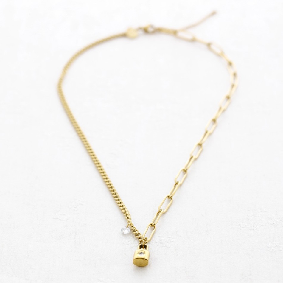 COLLAR CANDADO ACERO