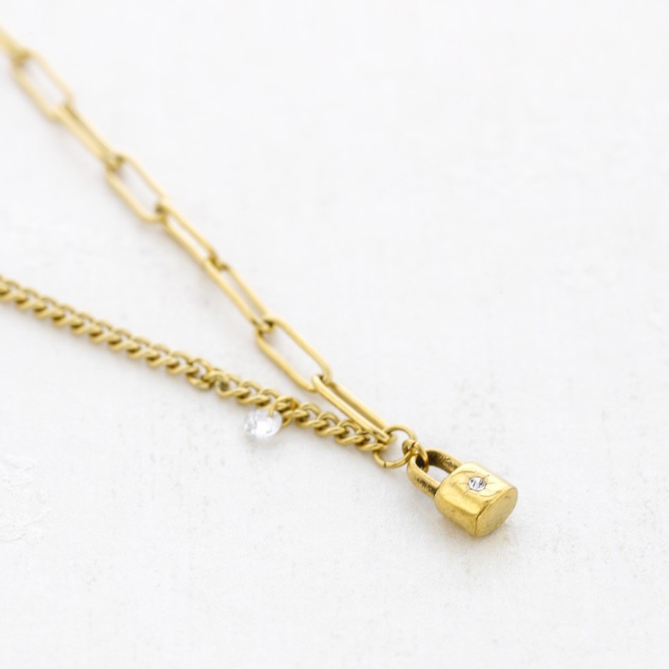 COLLAR CANDADO ACERO