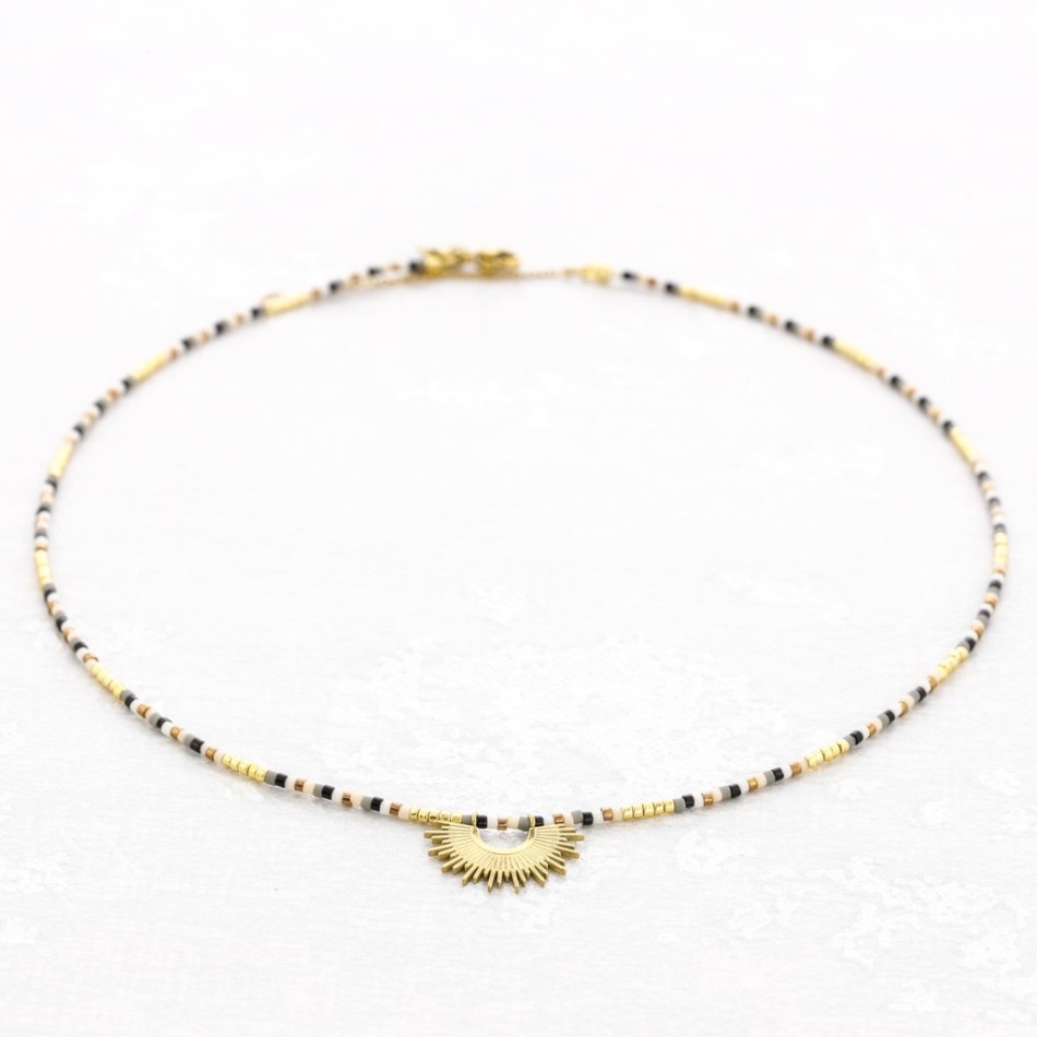 COLLAR MEDIO SOL ACERO