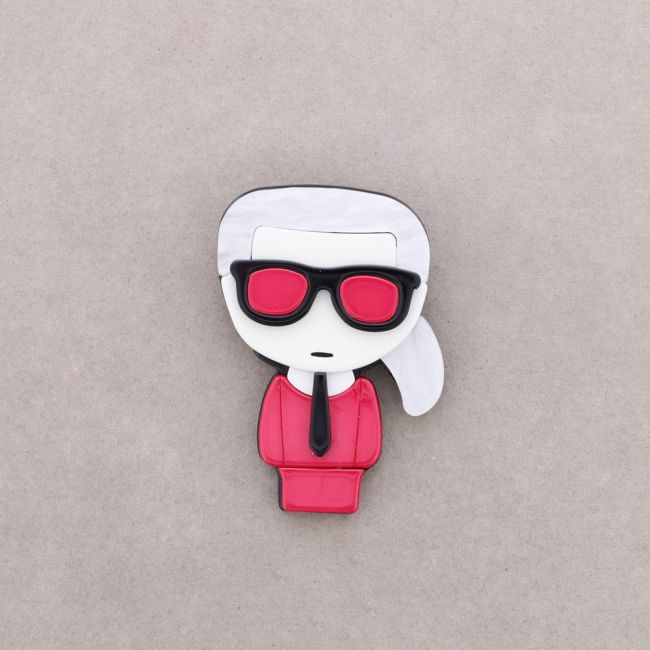 BROCHE BUSTO RESINA