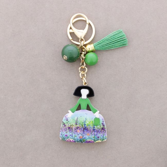 MENINA RESIN KEYCHAIN