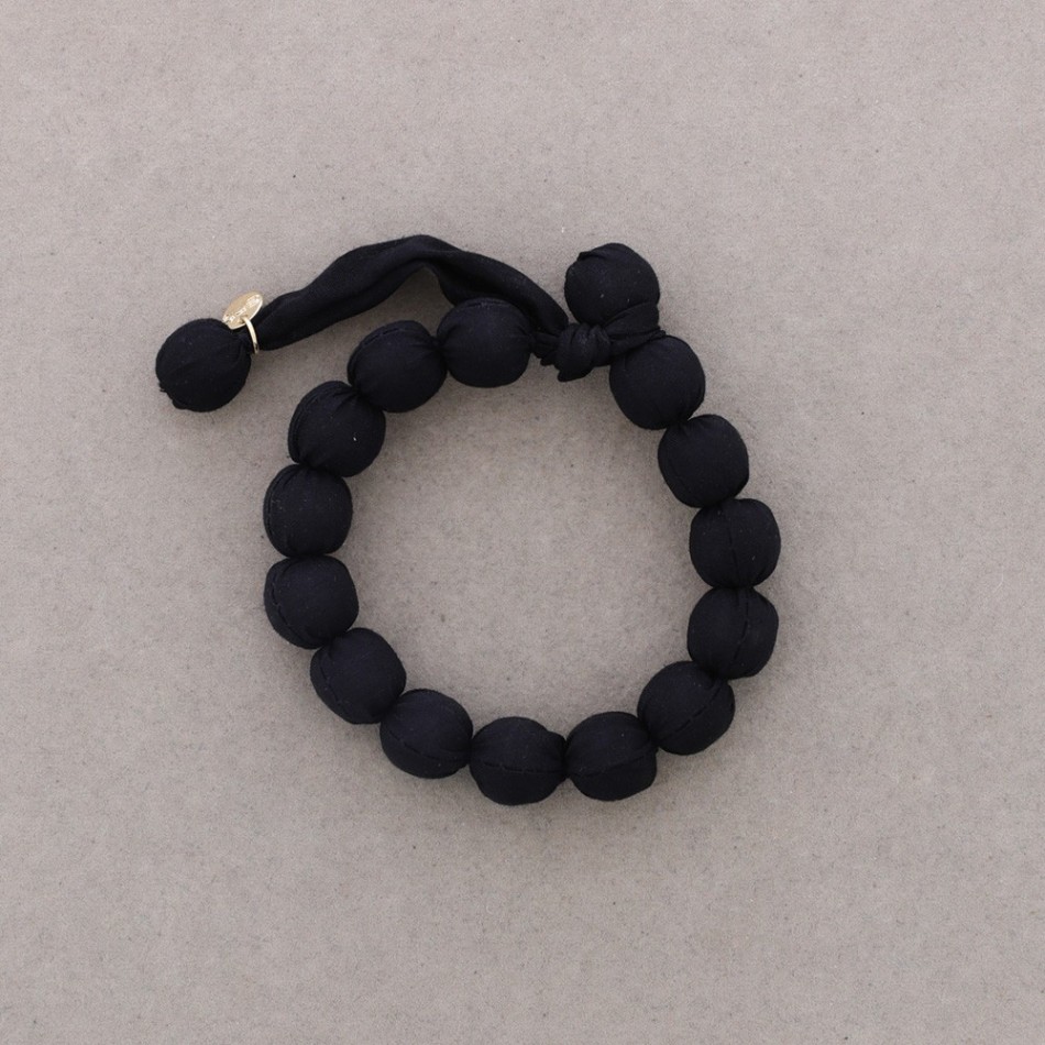 PULSERA BOLAS REVESTIDAS
