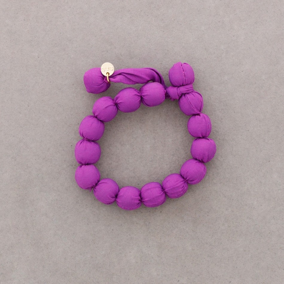 PULSERA BOLAS REVESTIDAS