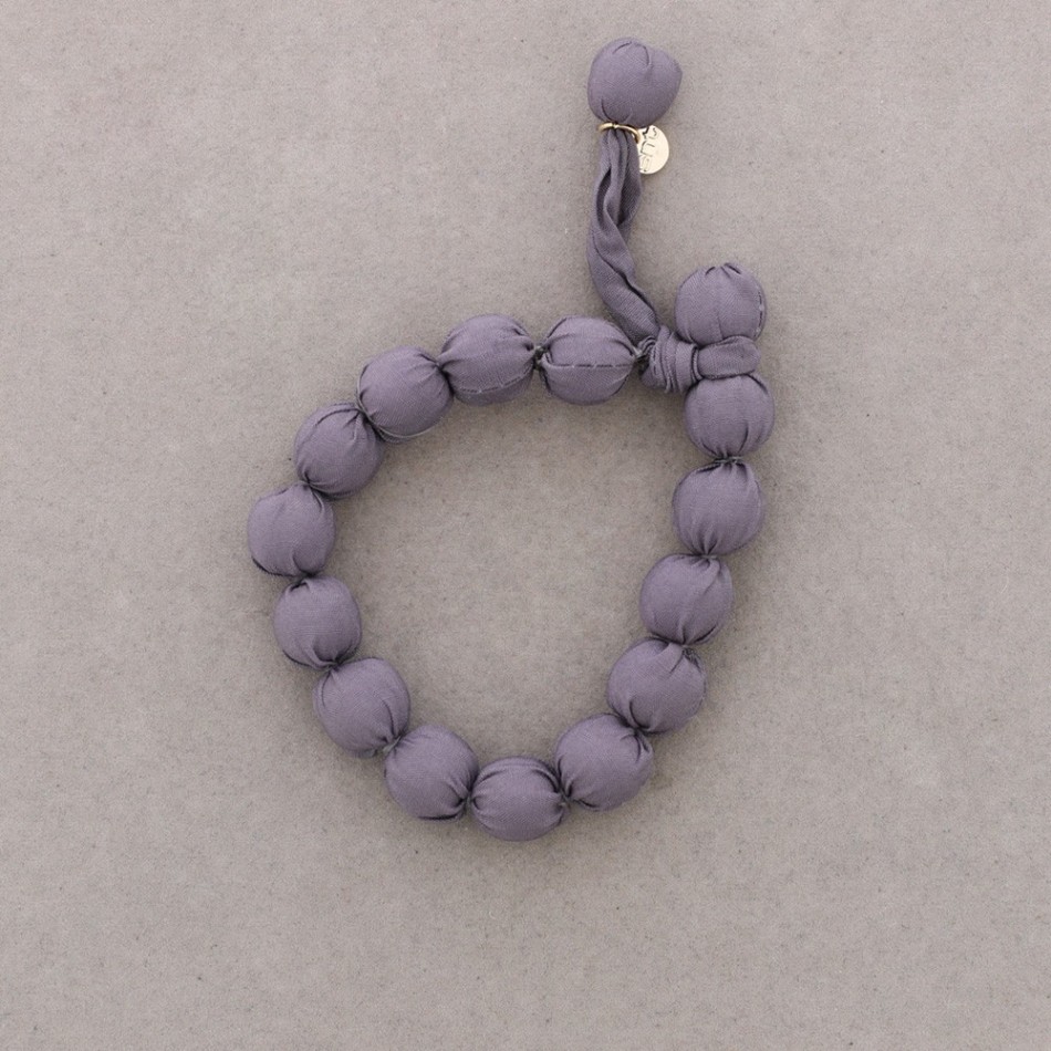 PULSERA BOLAS REVESTIDAS