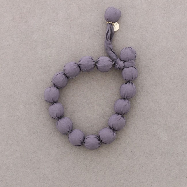 PULSERA BOLAS REVESTIDAS