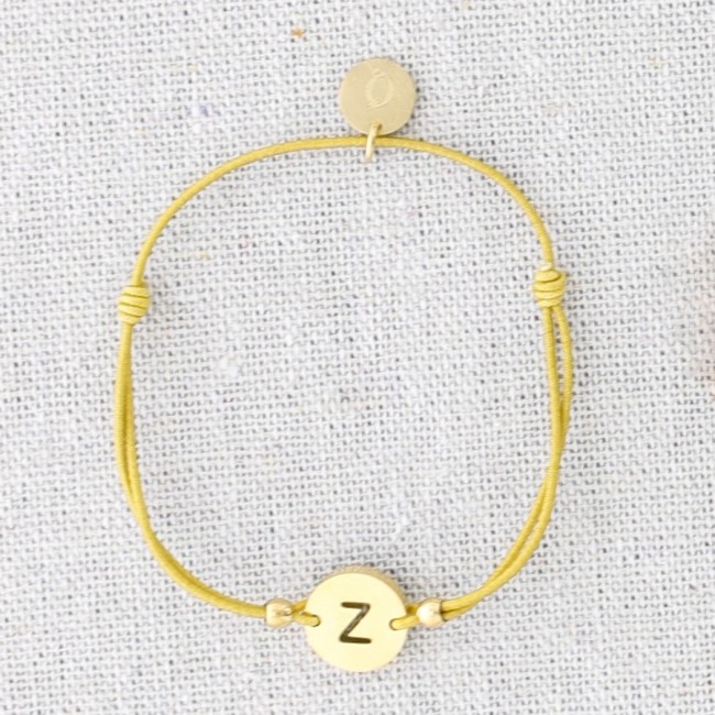 PULSERA ELÁSTICA ACERO LETRA Z