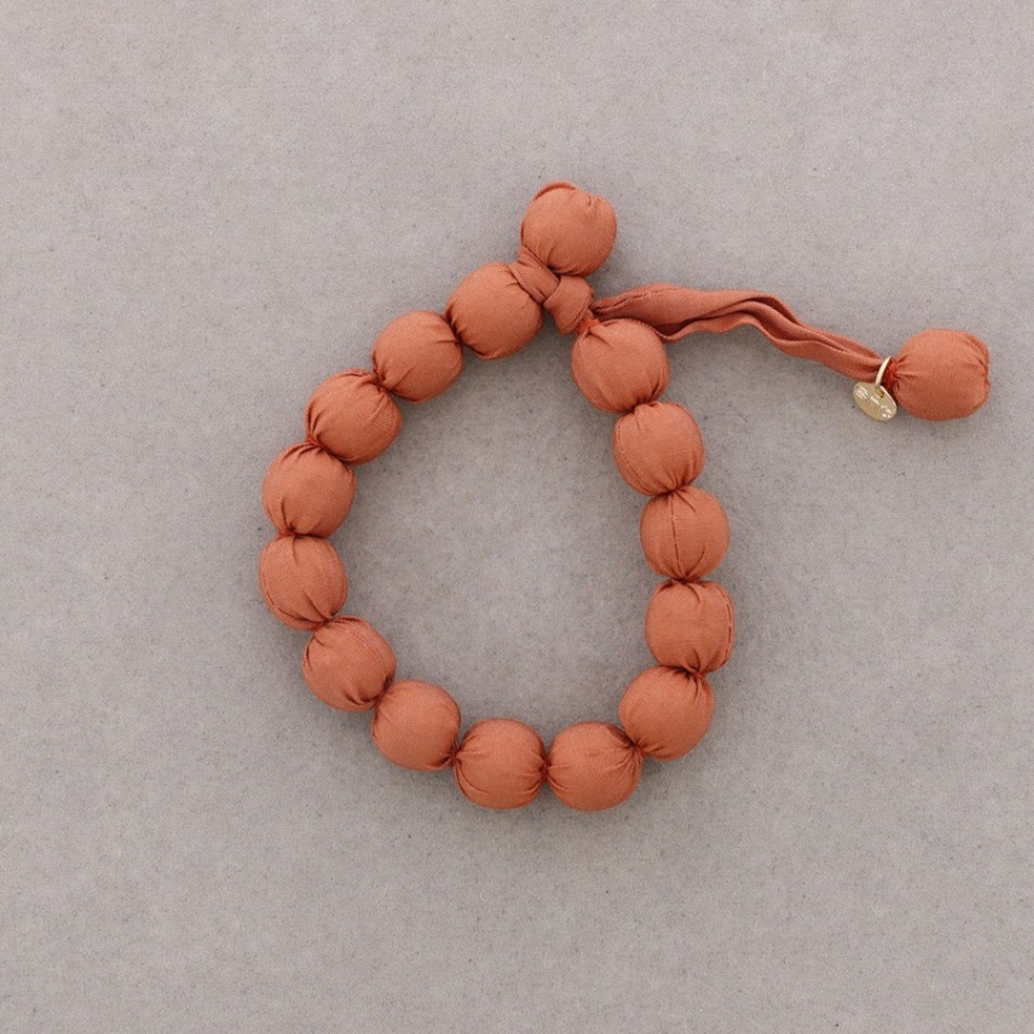 PULSERA BOLAS REVESTIDAS