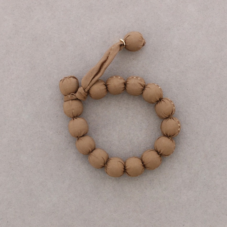 PULSERA BOLAS REVESTIDAS