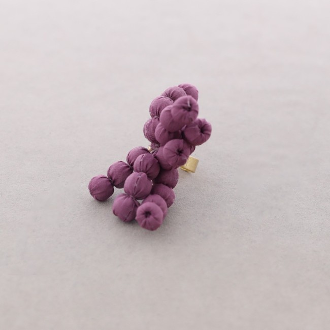 ANILLO FLOR BOLAS REVESTIDAS