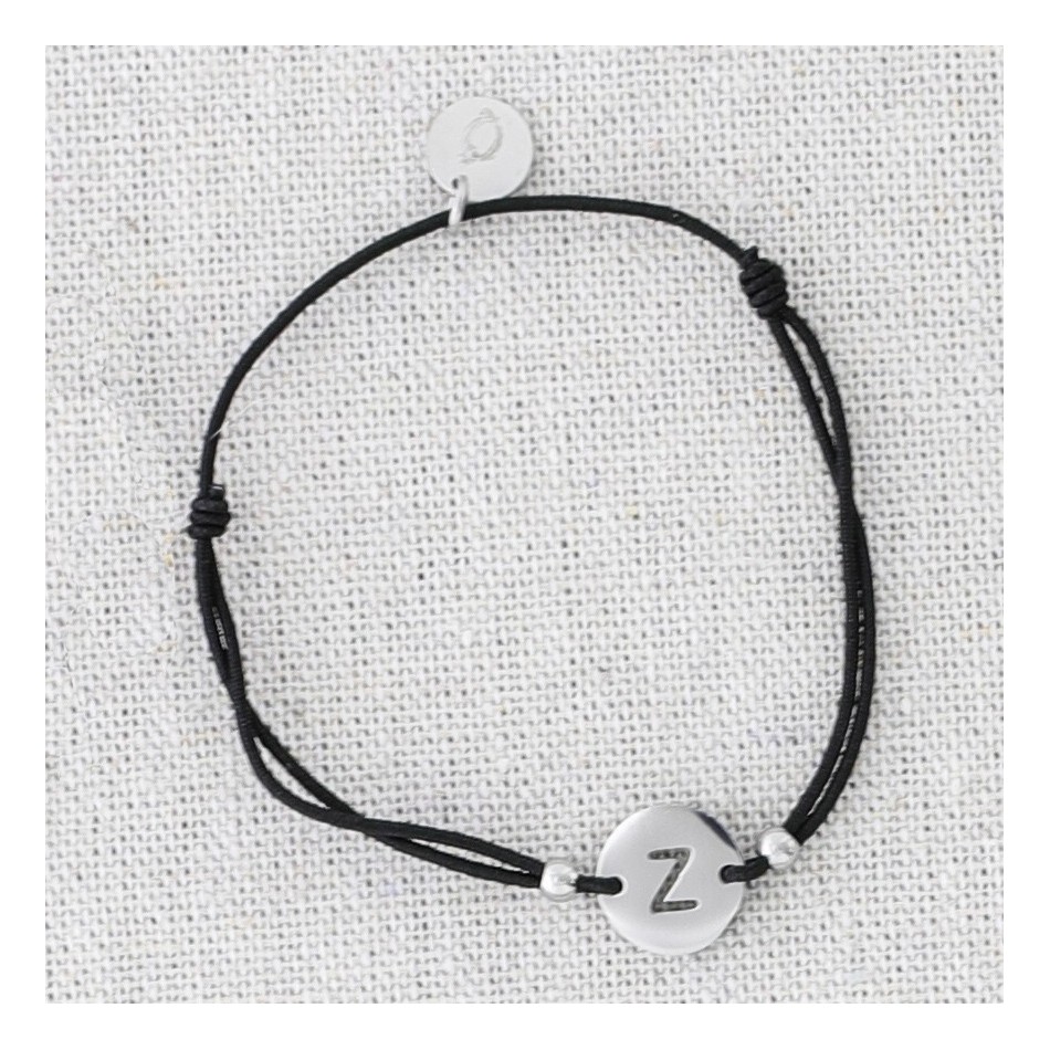 PULSERA ELÁSTICA ACERO LETRA Z