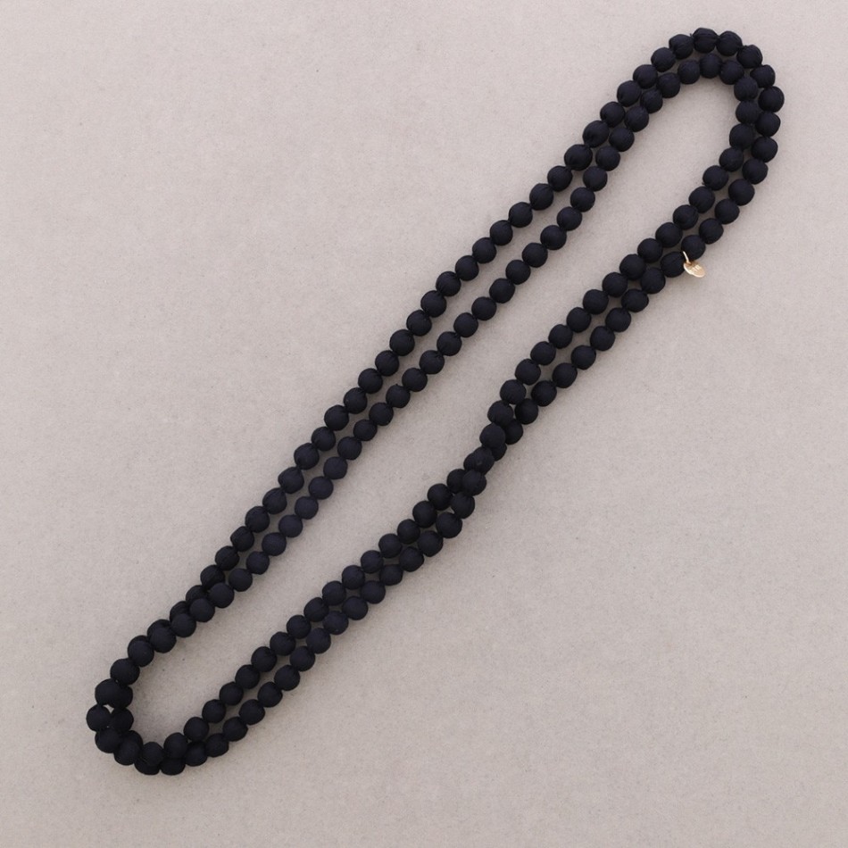 LONG COATED BALL NECKLACE 8MM*1.5M