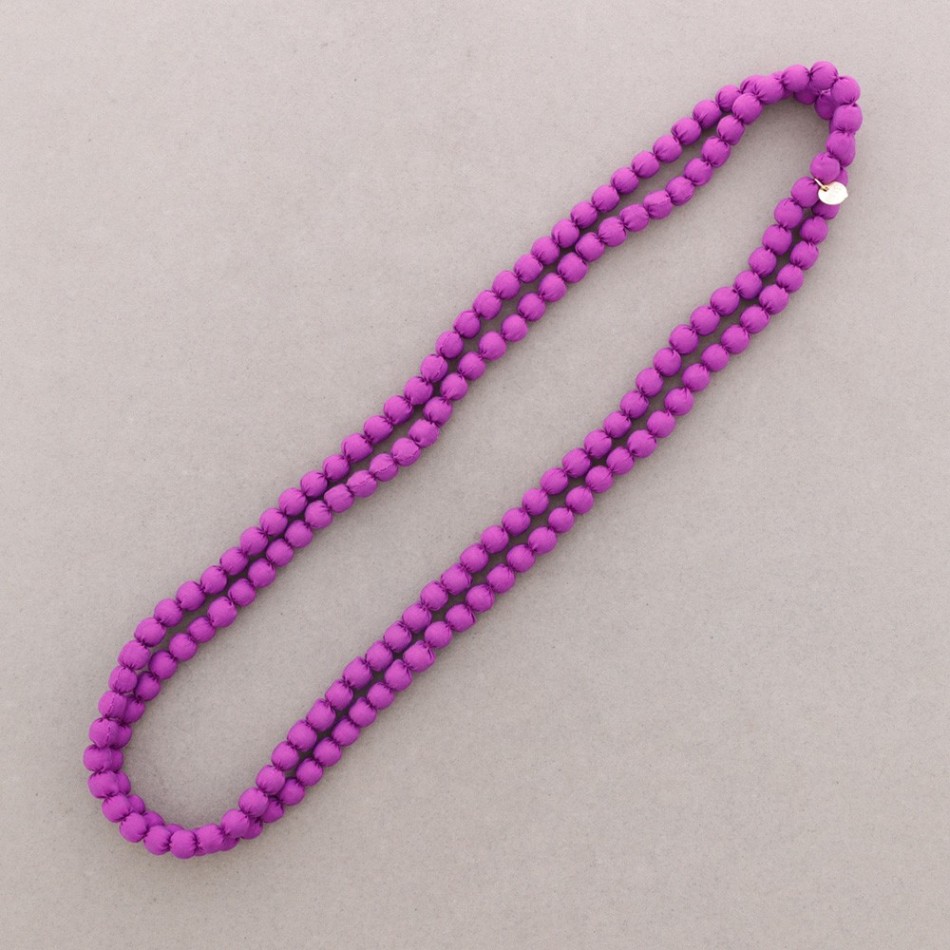 COLLAR LARGO BOLAS REVESTIDAS 8MM*1,5M